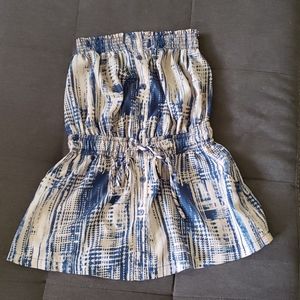 Cute blue and pink top